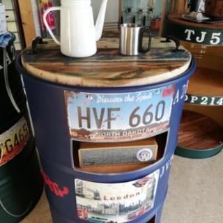 ドラム缶テーブルスピーカー
