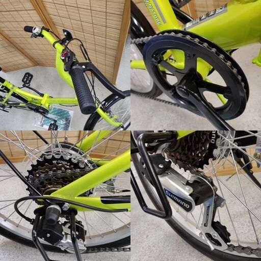 2018年製 未使用 折りたたみ自転車 キャプテンスタッグ 変速 6段 ギア  