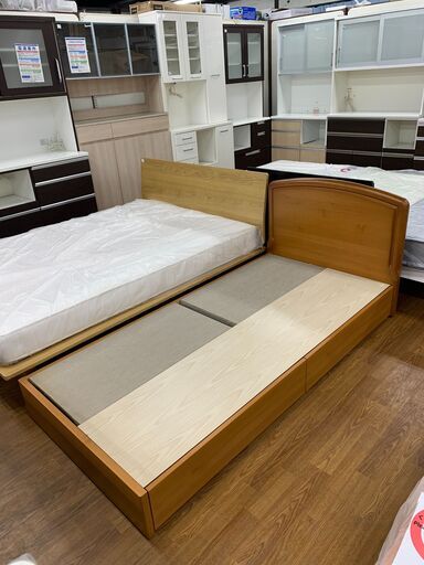 FRANCE BED シングルベッド ※センターステイ欠品 売場展開中