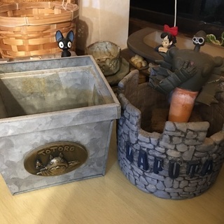 お話し中　鉢植え