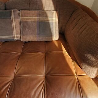 ★3人かけレザーソファー　CRASH GATE  状態良★