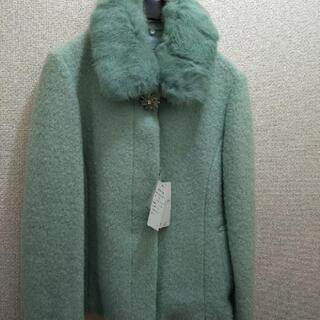 新品★ミントグリーンのコート