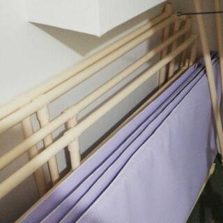 お値下げしました！組立式の防音室 防音 シェルター ホワイト パープルカラー ドア付き