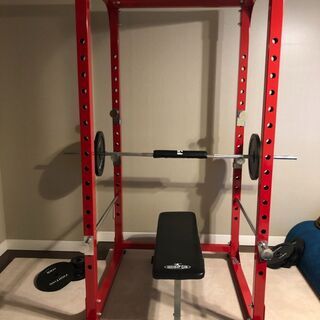 フィットネス・トレーニング/パワーラック・バーベル100kgセット