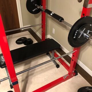 フィットネス・トレーニング/パワーラック・バーベル100kgセット