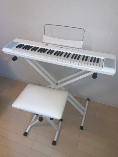 Artesia デジタルピアノ(電子ピアノ) 61鍵 A-61/WH ホワイト サクラ楽器オリジナルセット