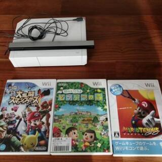 Wii セット　ソフト4本付お得！