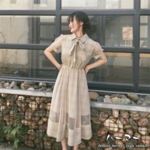 可愛いシースルー ワンピース レディース ロングワンピ カジュアル ひつじ 福岡のワンピース の中古 古着あげます 譲ります ジモティーで不用品の処分