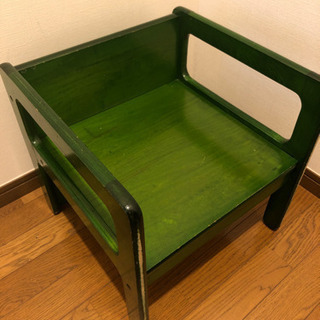 【ネット決済】レトロな椅子にもなるサイドテーブル