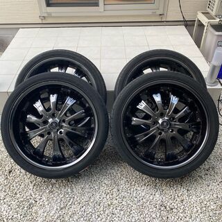 ☆ランクル100 / シグナス等装着可能なお車に☆タイヤホイール 24インチ☆295/35R24☆4本セット