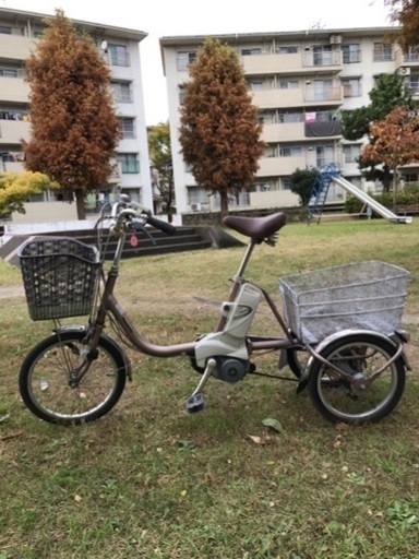 自転車　電動アシスト　3輪タイプ　パナソニック製