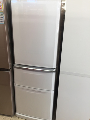 11/13  定価¥89.900  MITSUBISHI 335L冷蔵庫 2017年 MR-C34A-W  人気のホワイト  スマートなデザイン