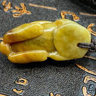 福袋 ネックレス 兎 ヒスイ 本翡翠 誕生日プレゼント 金運up 縁起物 鑑別書有