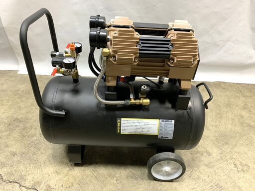 使用1回 新品同様! HAIGE ハイガー エアコンプレッサー HG-DC991 100V
