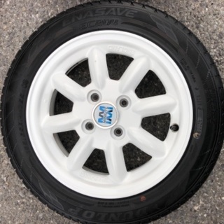 大人気のミニライト白ホイールダイハツ純正品です。