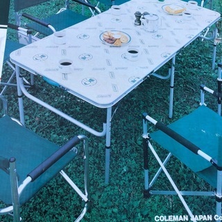 【ネット決済】コールマン ・大型テーブル・キャンプ・BBQ・災害準備