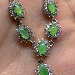 福袋 ネックレス 本翡翠 ヒスイ 緑色 誕生日プレゼント 天然石 金運アップ 本物保証