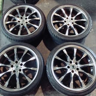 ☆YOKOHAMA 掻きむしる CONNOISSEUR ☆19×8.5J☆114.3☆+45