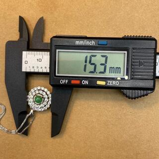 福袋 ネックレス 天然本翡翠 氷ヒスイ 緑色 シルバー ジリコン 本物保証