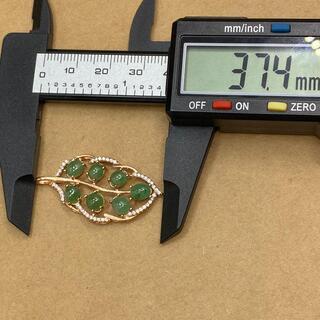  福袋 ネックレス 葉っぱ 天然本翡翠 氷ヒスイA貨 緑色 誕生日プレゼント 本物保証