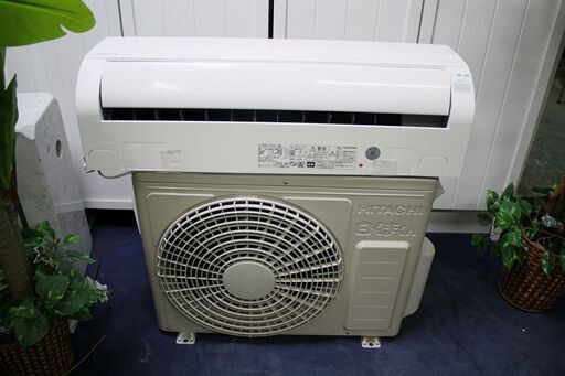 R2269) HITACHI 中古 日立　白くまくん　Aシリーズ　コンパクトルームエアコン　2.2kw　RAS-A22J(W) 2019年製! エアコン 店頭取引大歓迎♪