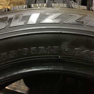BS BLIZZAK REVO GZ 175/65R15 15インチ スタッドレス 4本 2016年製 