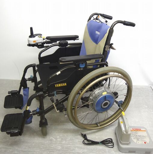 YAMAHA 電動車椅子 JWアクティブ ジョイスティック操舵 手動電動切り替え可 介助 アシスト機能 ヤマハ XOC1-P Pタイプ 折りたたみ可能