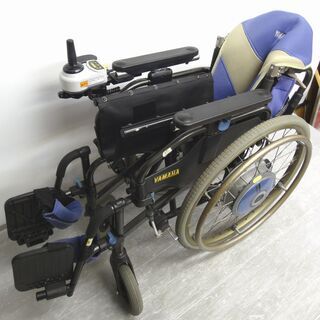 YAMAHA 電動車椅子 JWアクティブ ジョイスティック操舵 手動電動切り替え可 介助 アシスト機能 ヤマハ XOC1-P Pタイプ 折りたたみ可能