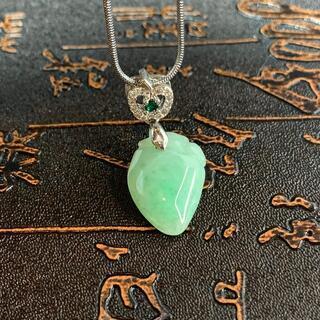 福袋 ネックレス 福瓜 本翡翠 ヒスイ 高級緑色 誕生日プレゼント