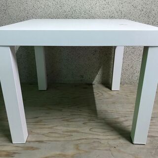 IKEA イケア 座卓 ローテーブル 正方形 白 ホワイト 55...