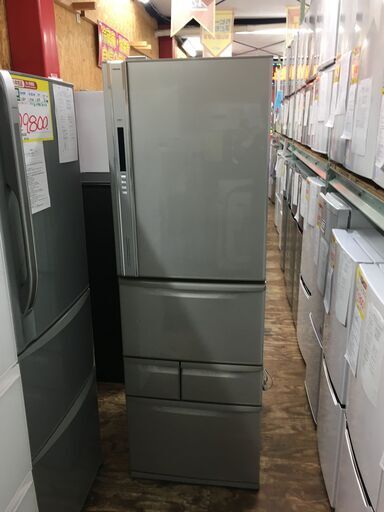H003 TOSHIBA GR-C43G 5ドア428L冷蔵庫　自社配達市内なら1000円