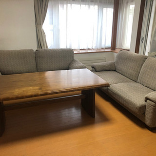 総額30万円以上】最終値下げ HUGO ソファー 天然木テーブル