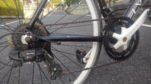中古ロードバイク黒E値下げ