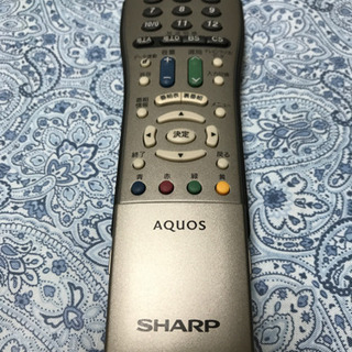 SHARP AQUOS TVリモコン【未使用品】