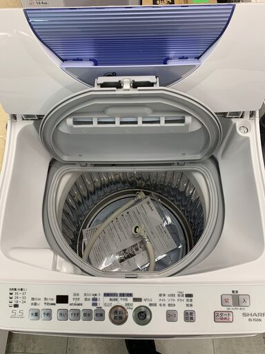 シャープ　5.5kw全自動洗濯機　ES-TG55L 2014年製