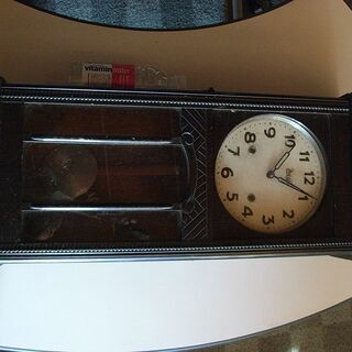 Meiji　柱時計　掛時計 古時計　アンティーク　昭和レトロ