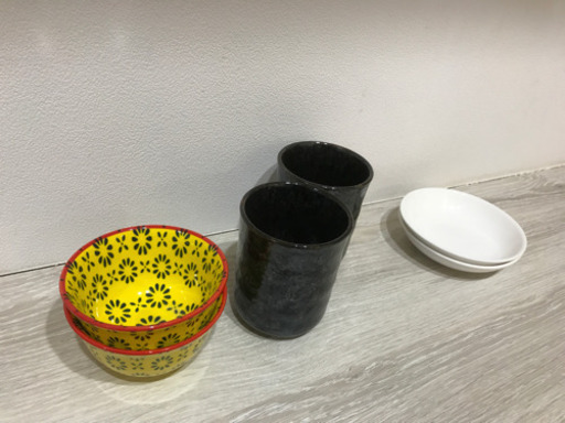 食器セットダイソーダブルウォールグラス萩焼湯呑み急須小皿小鉢 Bt 中井の食器 茶器 の中古あげます 譲ります ジモティーで不用品の処分