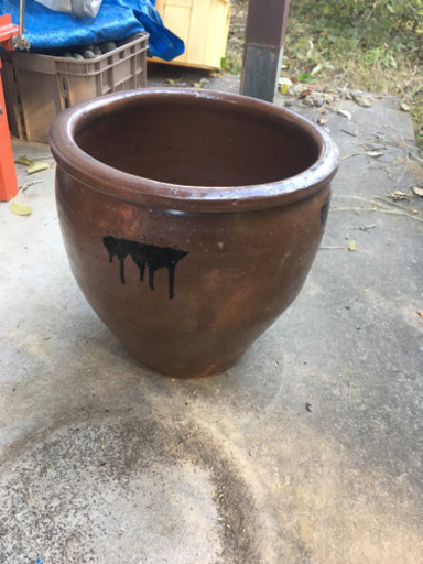 大かめ　壺　味噌作り