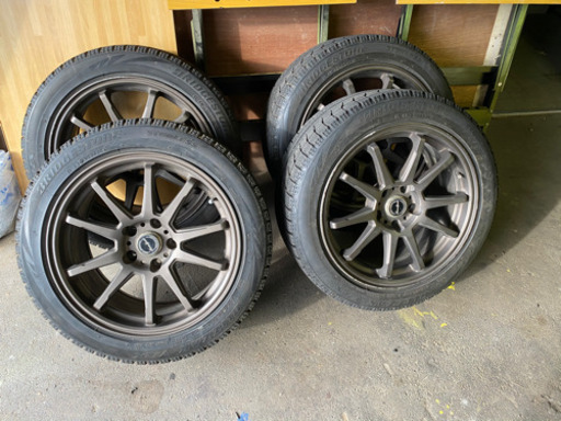 AGA TAS Japan 社外ホイール 17インチ 4本 7.5J5HPCD112+25 audi 