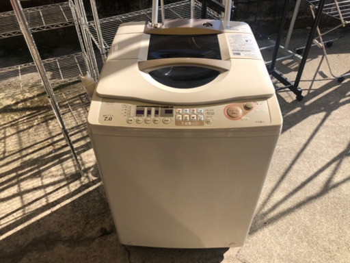 【リサイクルサービス八光　田上店　安心の1か月保証　配達・設置OK】三菱電機 MITSUBISHI ELECTRIC MAW-V7RP-C [全自動洗濯機] 7㎏