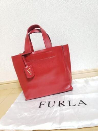 美品 FURLA レザーハンドバッグ
