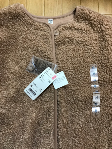 未使用 ユニクロレディースボアフリースクルーネックカーディガンサイズm のりす 木場のカーディガン レディース の中古 古着あげます 譲ります ジモティーで不用品の処分