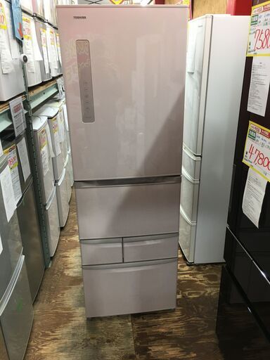 H008　TOSHIBA 5ドア426L冷蔵庫　GR-43G　年内自社配達無料！