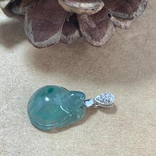 福袋 ネックレス 亀 ミャンマー産 本翡翠 氷ヒスイ A貨 誕生日