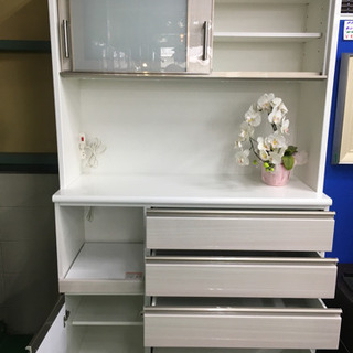 sk0761 ☆中古美品 NITORI ダイニングボード ポスティア120KBWH 2019年