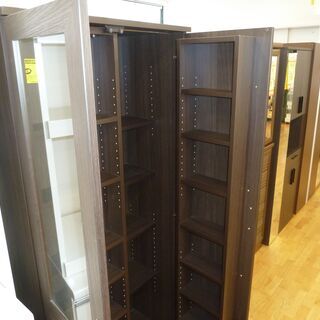 k61☆扉付き本棚(スライド式)☆幅805㎜×奥行き430㎜×