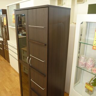 収納家具 k61☆扉付き本棚(スライド式)☆幅805㎜×奥行き430