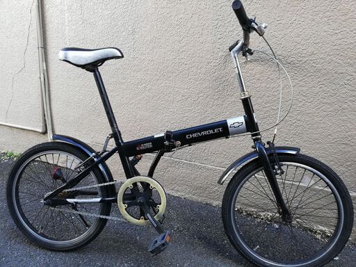 シボレーロゴデザイン折りたたみ自転車（変速機能なし）