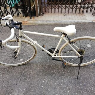 【ネット決済】Grandir 700C変速自転車　ホワイト