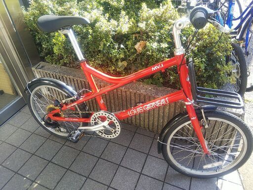 ミニヴェロ　約6年程使用　LOUIS　GARNEAU　MV-1　410mm　赤